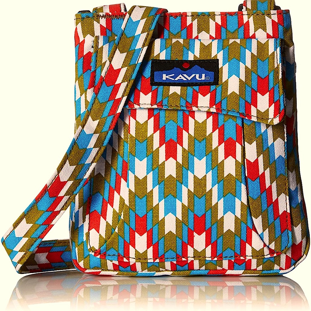 KAVU Women's Mini Keeper canvas crossbody travel bag